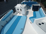 Custom Boat Seats' Upholstery Multi-Colors with Welting