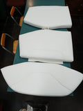 Custom Boat Seats' Upholstery Solid Color No Welting