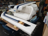 Custom Boat Seats' Upholstery Multi-Colors with Welting