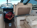 Custom Boat Seats' Upholstery Multi-Colors with Welting