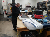 Custom Boat Seats' Upholstery Multi-Colors with Welting