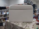 Custom Boat Seats' Upholstery Solid Color with Welting