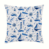 Outdoor Pillow Cover in 2 Patterns - Cape Cod D1650-1292